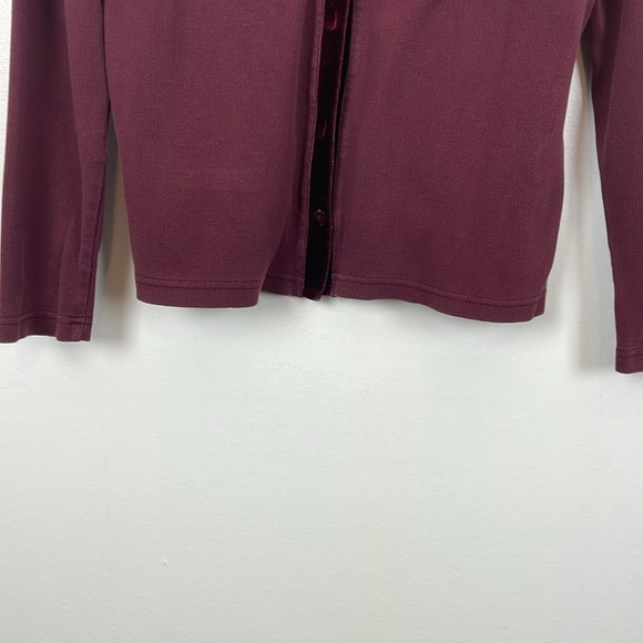 Christie & Jill 2 Piece Cardigan Set Womens Large Pullover Top Button Down Top - Picture 2 of 12